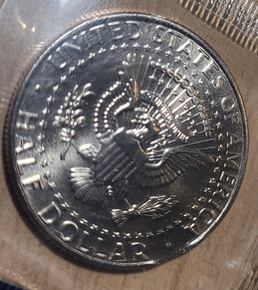 1999-P-Kennedy-Half-Dollar;-Straight-Clip?